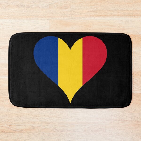 Item preview, Romania Heart Flag - Romanian Pride & Love designed and sold by NTGUILTY.
