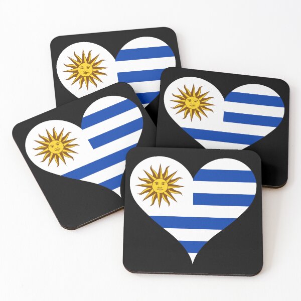 Item preview, Uruguay Heart Flag - Uruguayan Pride & Love designed and sold by NTGUILTY.