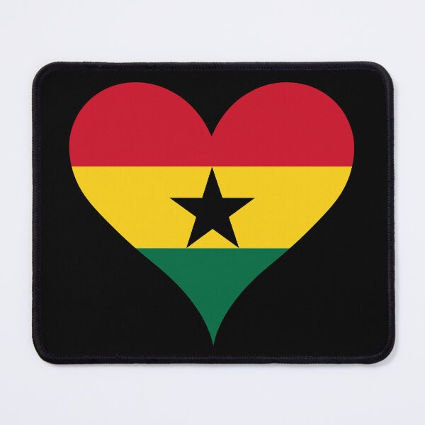 Item preview, Ghana Heart Flag - Ghanaian Pride & Love designed and sold by NTGUILTY.