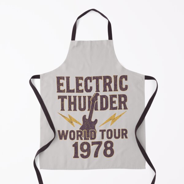 Item preview, Electric Thunder - 1978 World Tour Vintage Rock Design designed and sold by CreativeGorillas.