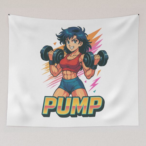 Item preview, Strong Iron Woman exercising with weights designed and sold by JonelleTshirts.