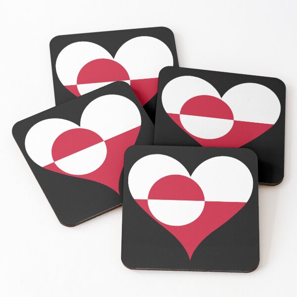 Item preview, Greenland Heart Flag - Kalaallit Pride & Love designed and sold by NTGUILTY.