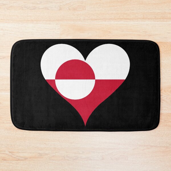 Item preview, Greenland Heart Flag - Kalaallit Pride & Love designed and sold by NTGUILTY.