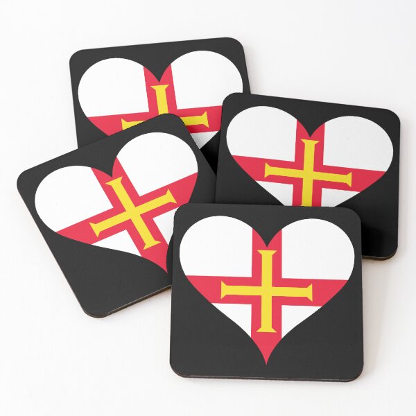 Item preview, Guernsey Heart Flag - Guernseyman Pride & Love designed and sold by NTGUILTY.
