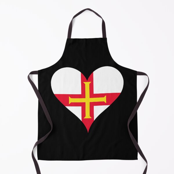 Item preview, Guernsey Heart Flag - Guernseyman Pride & Love designed and sold by NTGUILTY.