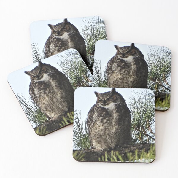 Item preview, Great Horned Owl designed and sold by WonderingNature.