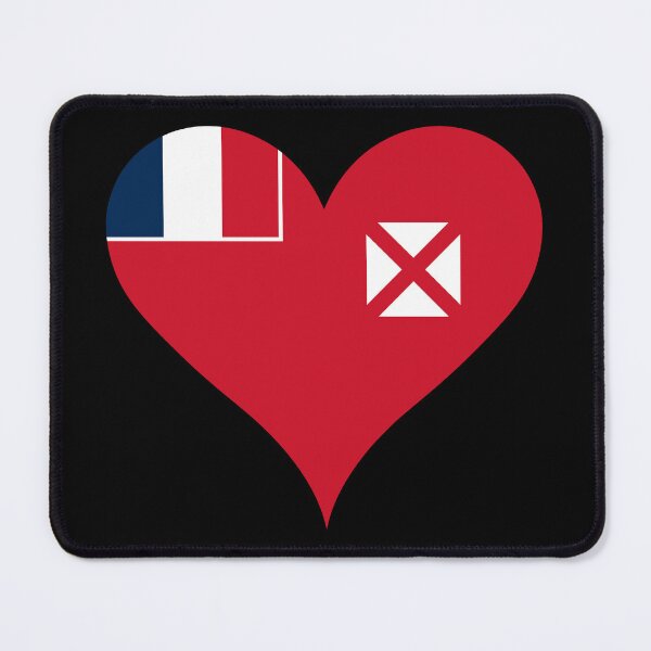 Item preview, Wallis and Futuna Heart Flag - Polynesian Pride & Love designed and sold by NTGUILTY.