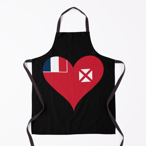 Item preview, Wallis and Futuna Heart Flag - Polynesian Pride & Love designed and sold by NTGUILTY.