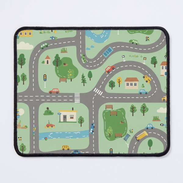 Item preview, Cartoon Town Road Map designed and sold by MySignatureItems.