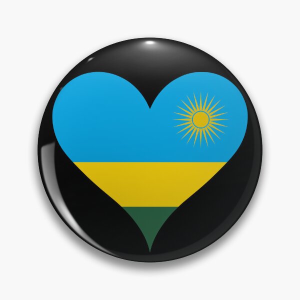 Item preview, Rwanda Heart Flag - Rwandan Pride & Hope designed and sold by NTGUILTY.