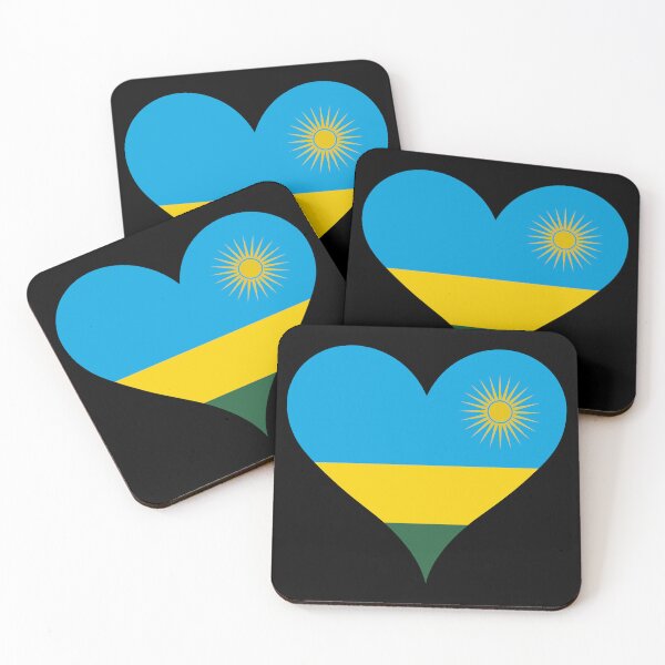 Item preview, Rwanda Heart Flag - Rwandan Pride & Hope designed and sold by NTGUILTY.