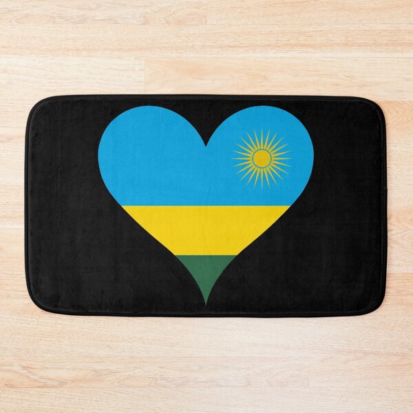 Item preview, Rwanda Heart Flag - Rwandan Pride & Hope designed and sold by NTGUILTY.