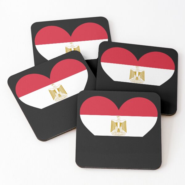 Item preview, Egypt Heart Flag - Egyptian Pride & Love designed and sold by NTGUILTY.