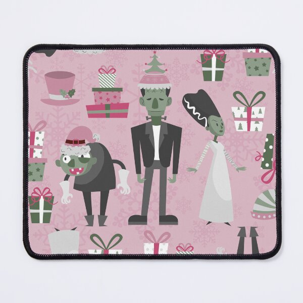 Item preview, pink christmas monster bride frankenstein designed and sold by Gossip Rag.