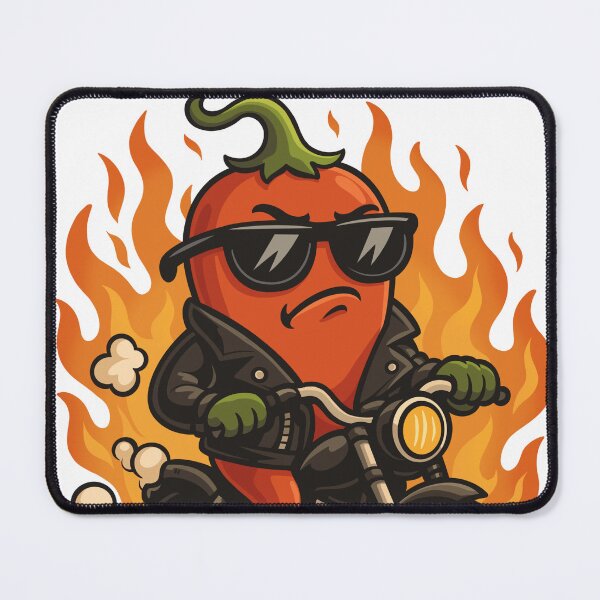 Item preview, hot chili biker designed and sold by PolinaMirralisa.