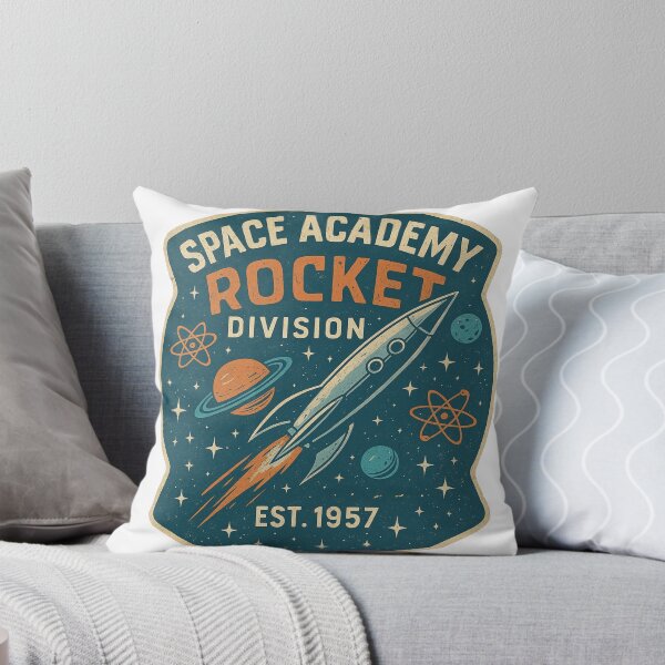Item preview, Space Academy – Rocket Division Vintage Patch designed and sold by CreativeGorillas.