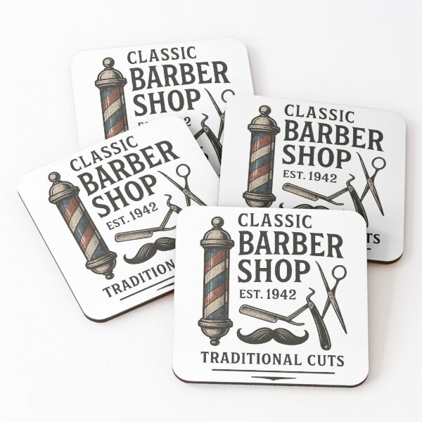 Item preview, Classic Barbershop - Vintage Traditional Cuts Design designed and sold by CreativeGorillas.