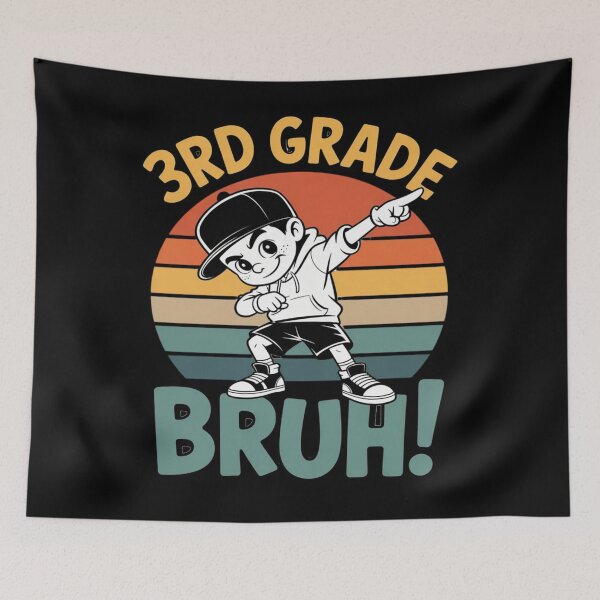 Item preview, 3rd Grade Bruh Dabbing Boy Third Grade Squad Boy Student  designed and sold by stylechoc.