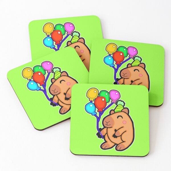 Item preview, capybara birthday designed and sold by fantasmahappy.