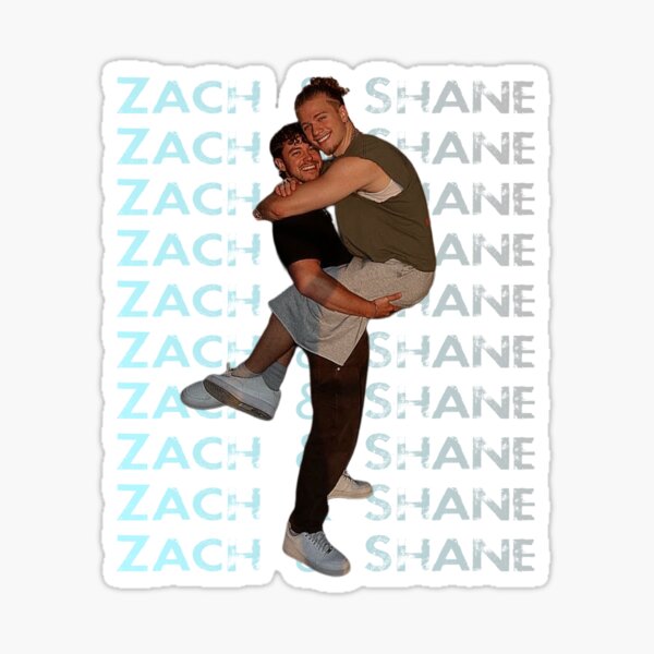 Zach and Shane = Zane Sticker