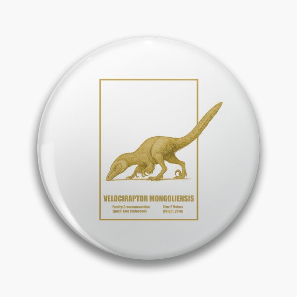 Item preview, Velociraptor Mongoliensis – Vintage Dinosaur Illustration designed and sold by SlatoMato.