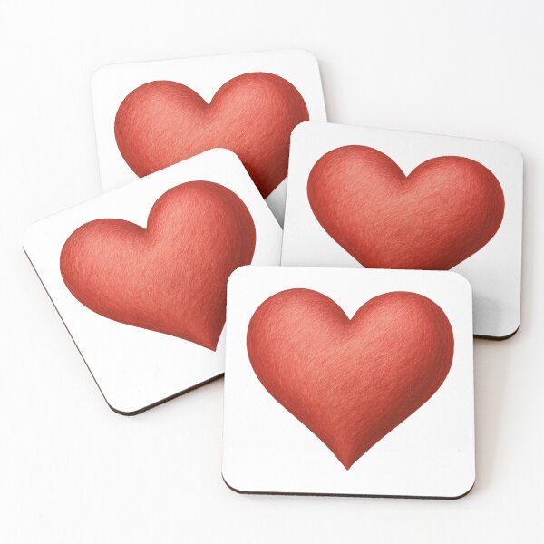 Item preview, Red Heart Symbol – Romantic Valentine’s Day Art for Love & Decor designed and sold by Psycho-Crazy.