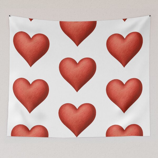 Item preview, Red Heart Symbol – Romantic Valentine’s Day Art for Love & Decor designed and sold by Psycho-Crazy.