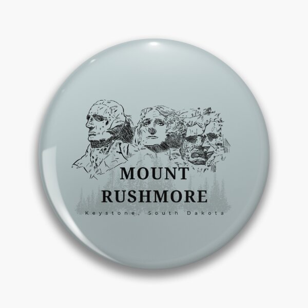Item preview, Mount Rushmore Keystone, South Dakota With Trees designed and sold by Kate Miller Illustrator.