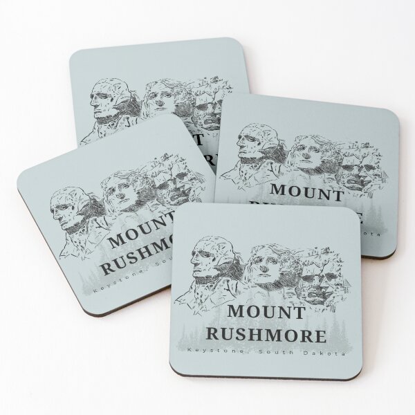 Item preview, Mount Rushmore Keystone, South Dakota With Trees designed and sold by Kate Miller Illustrator.