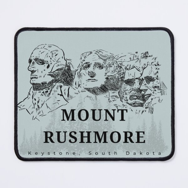 Item preview, Mount Rushmore Keystone, South Dakota With Trees designed and sold by Kate Miller Illustrator.