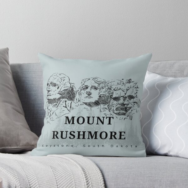 Item preview, Mount Rushmore Keystone, South Dakota With Trees designed and sold by Kate Miller Illustrator.