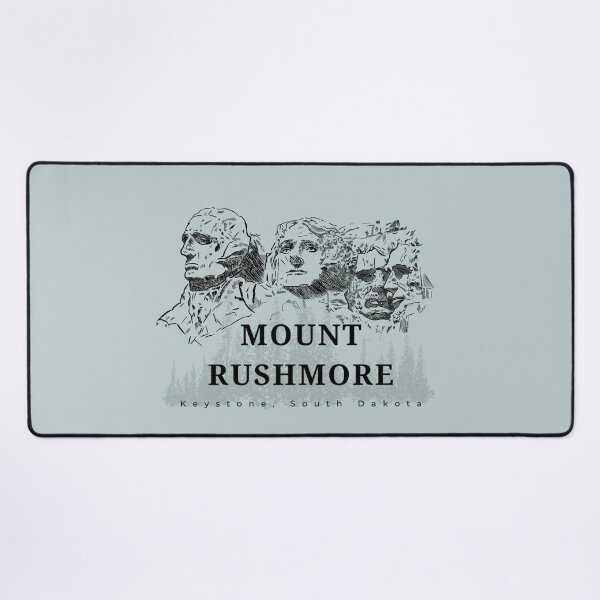 Item preview, Mount Rushmore Keystone, South Dakota With Trees designed and sold by Kate Miller Illustrator.