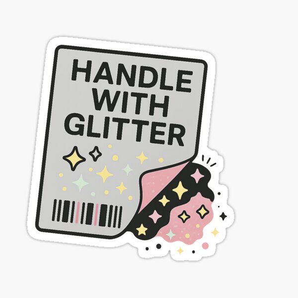 Item preview, Handle With Glitter designed and sold by StainedSugar.