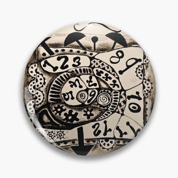 Item preview, Wonky Clock designed and sold by Songbird Designs.