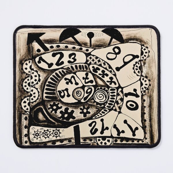 Item preview, Wonky Clock designed and sold by Songbird Designs.