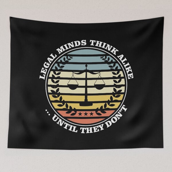 Item preview, Legal Minds Think Alike, Until They Don’t – Legal Aid Advocate Tee designed and sold by NoGoodDeeds.