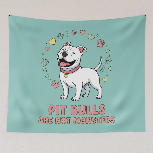 Item preview, Pit Bulls Are Not Monsters designed and sold by Amir Faysal.