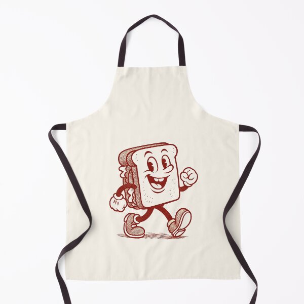Item preview, Retro Sandwich – Happy Steps in Red designed and sold by HoopeStylee.