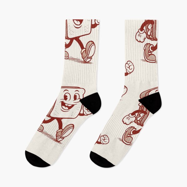 Item preview, Retro Sandwich – Happy Steps in Red designed and sold by HoopeStylee.