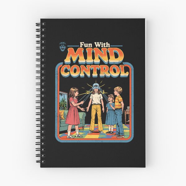 Item preview, Fun With Mind Control - Funny Retro Horror 70s Art designed and sold by Vintagenaut Co..