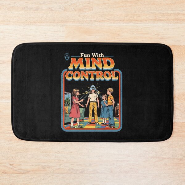 Item preview, Fun With Mind Control - Funny Retro Horror 70s Art designed and sold by Vintagenaut Co..
