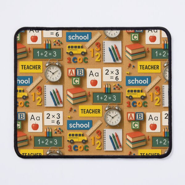 Item preview, Elementary school teacher back to school collage bulliten board designed and sold by BackgroundND.