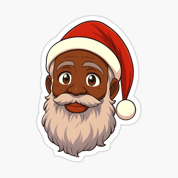 Item preview, Black Santa Claus: Classic Holiday Cheer designed and sold by UrbanApparel.