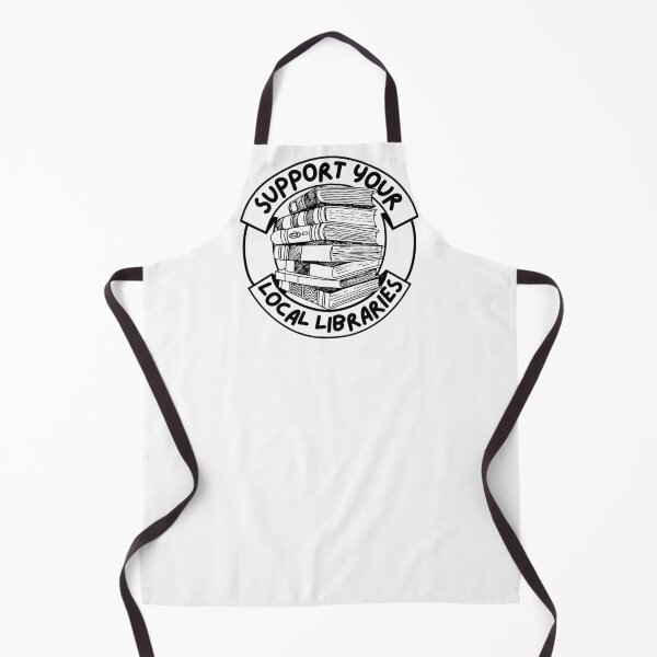 Item preview, Support your local libraries black & white designed and sold by 2CRE8IVE4925.