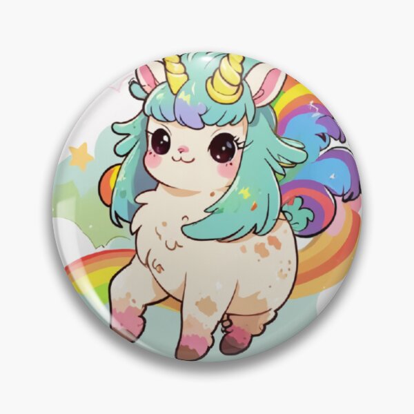 Item preview, Magical Rainbow Llama Unicorn designed and sold by ChibiFusion.