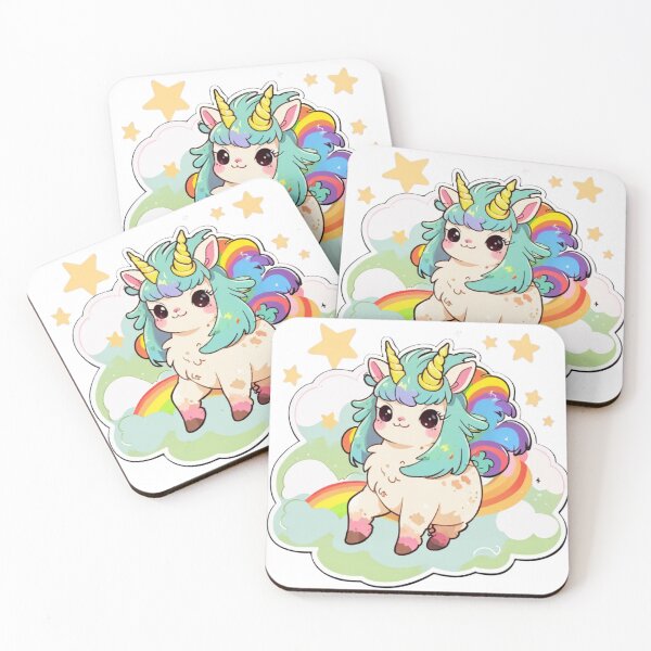 Item preview, Magical Rainbow Llama Unicorn designed and sold by ChibiFusion.