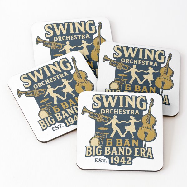 Item preview, Swing Orchestra – Big Band Era Vintage Music Design designed and sold by CreativeGorillas.