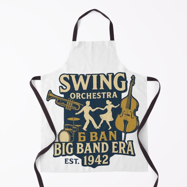 Item preview, Swing Orchestra – Big Band Era Vintage Music Design designed and sold by CreativeGorillas.