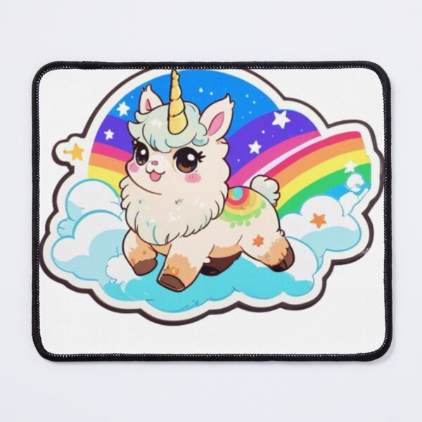Item preview, Playful Llama Unicorn with Sparkles designed and sold by ChibiFusion.