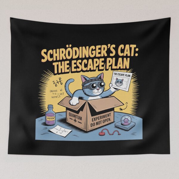 Item preview, Schrödinger's Cat: The Escape Plan designed and sold by ByBryteG.